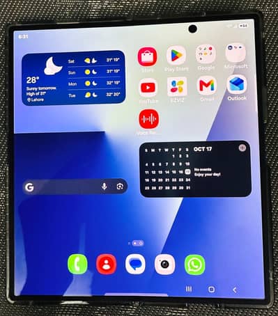 Samsung Mobile Z Fold 7 JUST BOX OPEN 512 gb