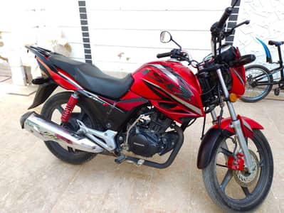 Honda 150cc Red Bike for Sale – Stylish Look & Good Condition