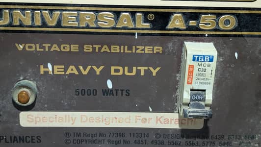 Universal Voltage Stabilizer