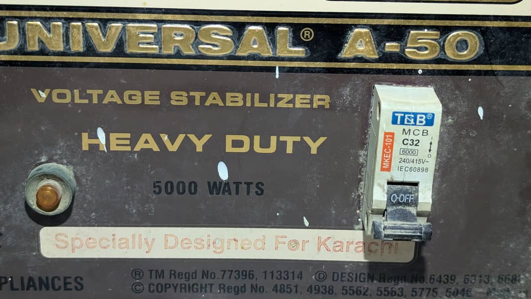 Universal Voltage Stabilizer 0
