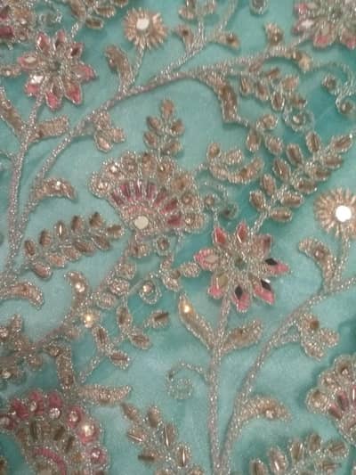 silk and net or heavy work