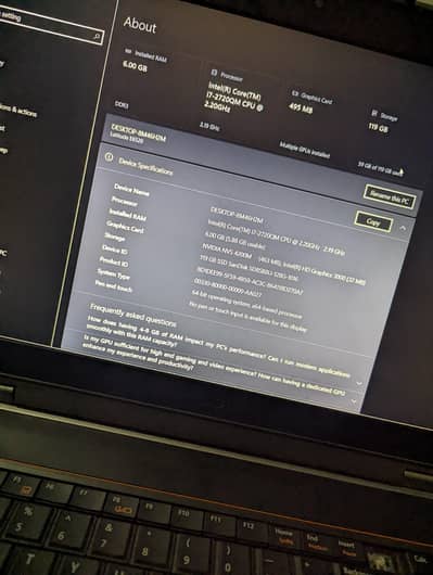 Dell core i7th. 2nd generation