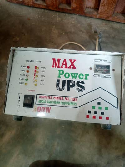 MAX POWER UPS.