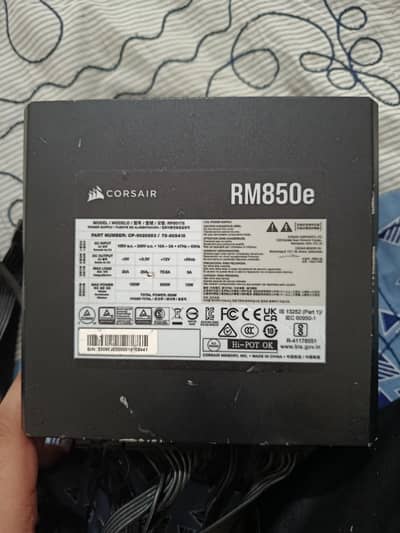 Corsair RM850e 850W 80+ Gold Fully Modular PSU (ATX 3.0 Ready)