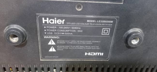 32 INCH LED HAIER MIRA CAST WALI H