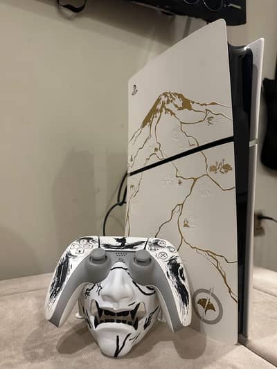 Ps5 Slim Ghost Of Yotei Limited Edition + Games + Ps Plus