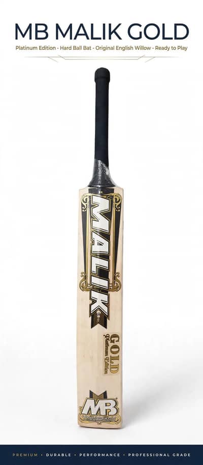 Original MB MALIK Gold Platinum edition Hard ball bat