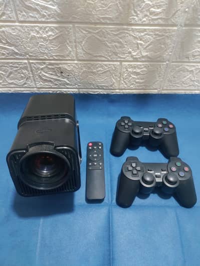 Ultra HD Projector With Two Gaming Console + Remote