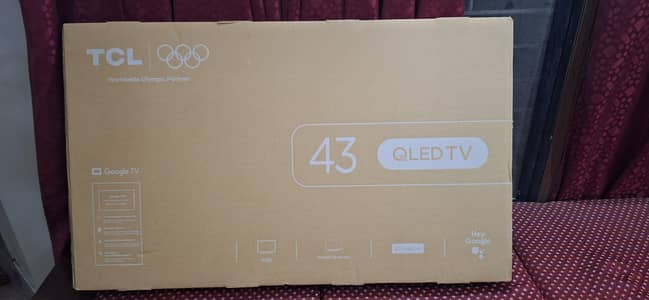 Brand New TCL 43" Smart QLED TV (Model 43S51K) – Dabba Pack!
