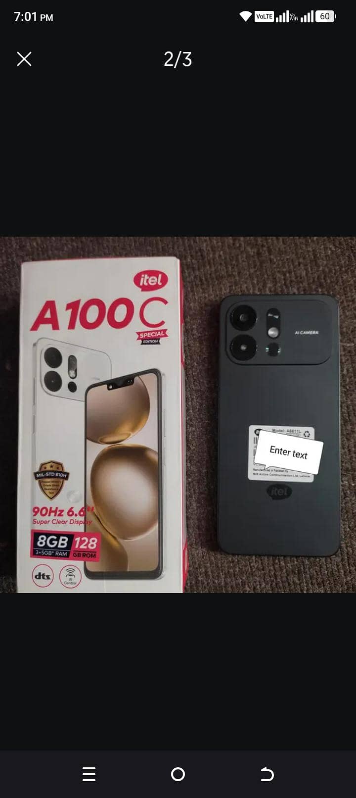Itel A100c 1