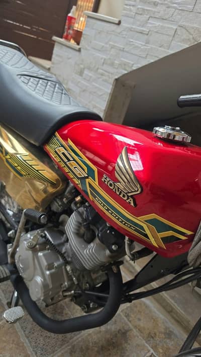 Honda CG 125 Gold Edition 2027 Model - Brand New Condition