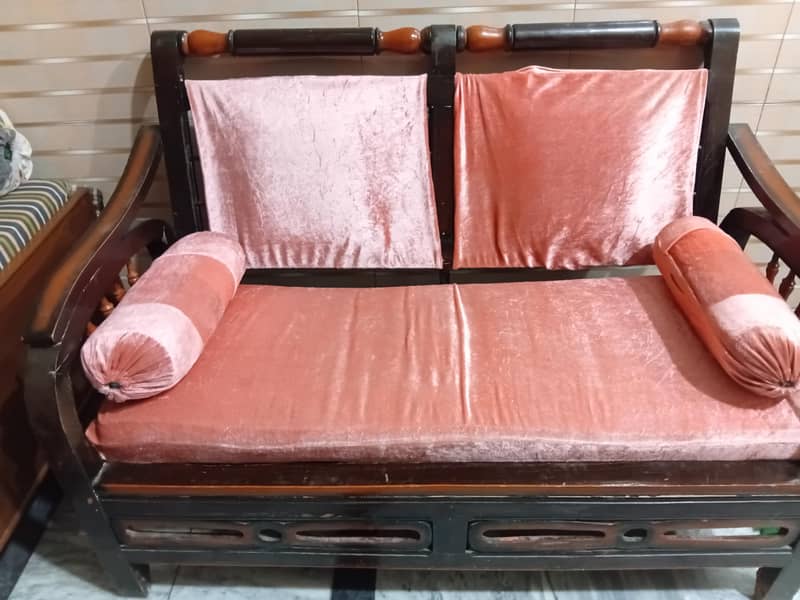 Wooden sofa 0
