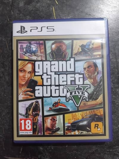 GTA V PS5 Game (Includes Map)
