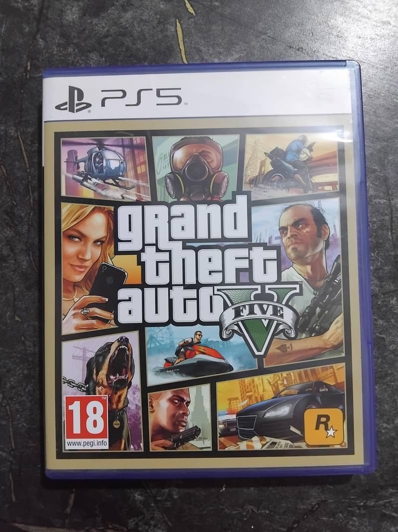 GTA V PS5 Game (Includes Map) 0