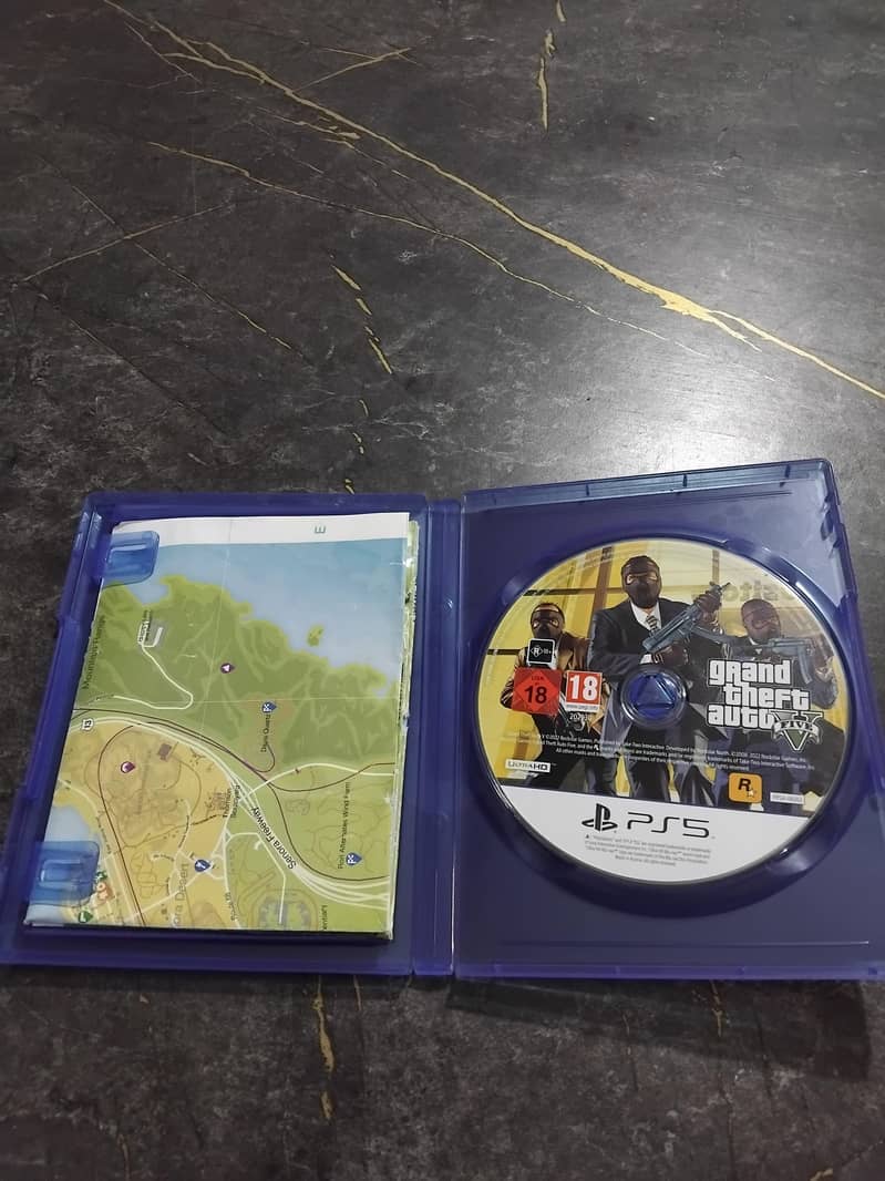 GTA V PS5 Game (Includes Map) 1