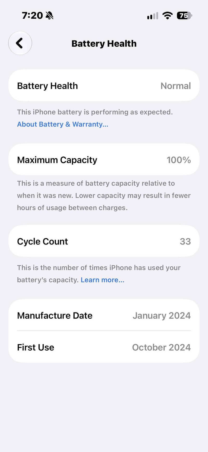 Apple iPhone 15 Pro FU 100 BH 33 Cycle - Mobile Phones - 1120572542