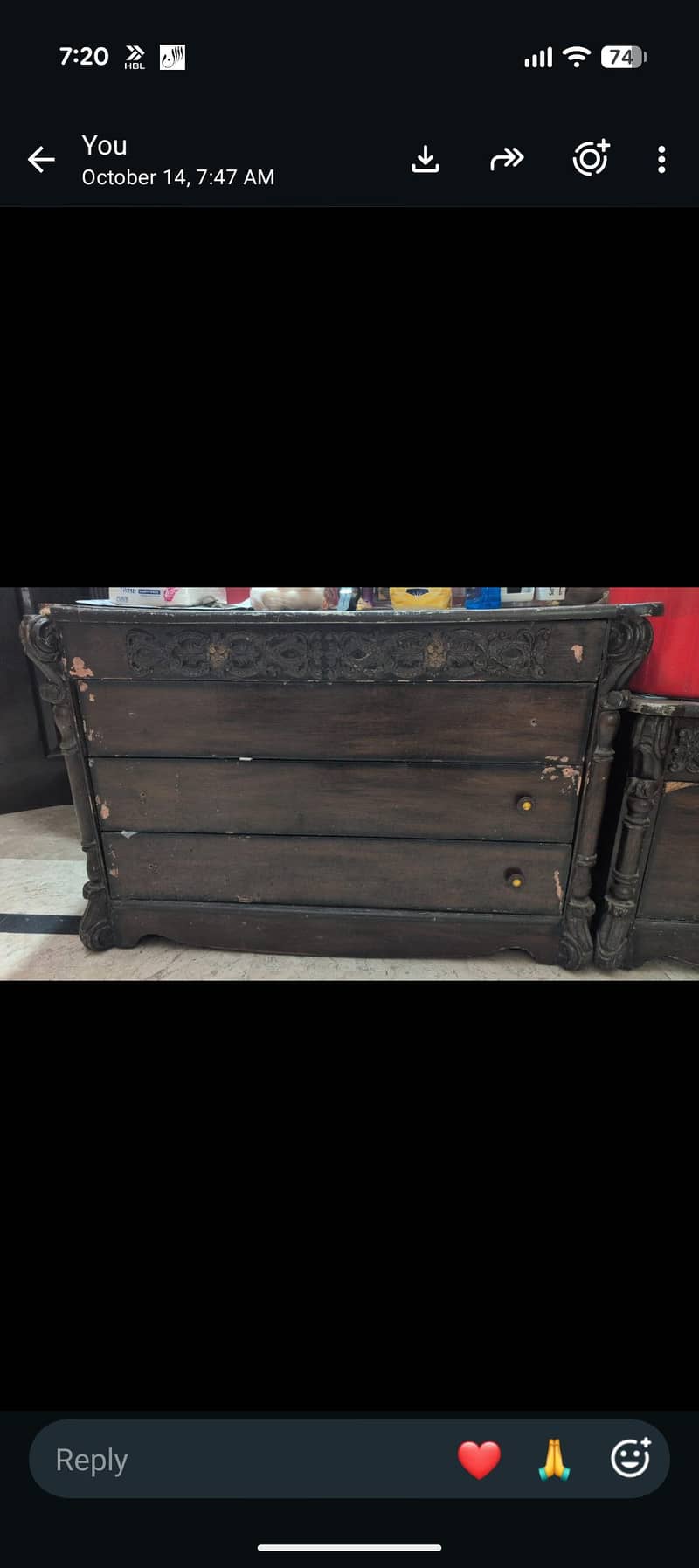 bed set chinioti wood 1