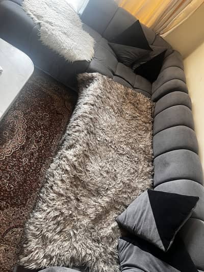 L shaped sofa