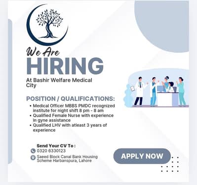 Medical officer | LHV | NURSE