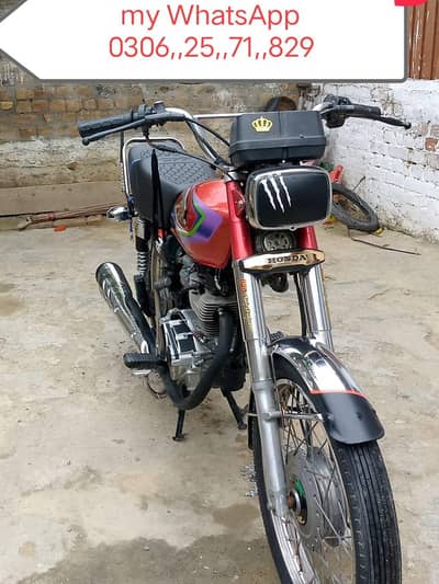 Honda 125 cc bike for sale 2006 model Lahore ka number