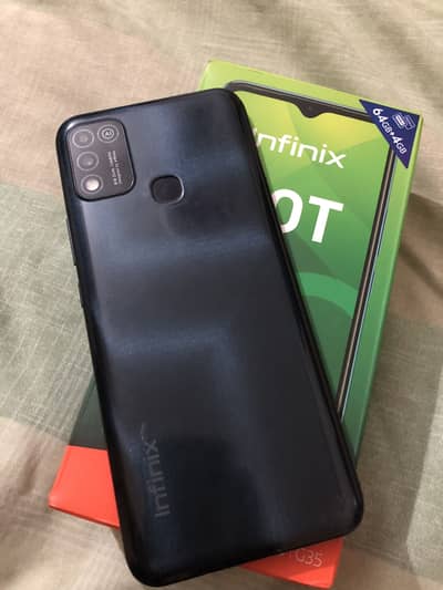 Infinix Hot 10 Play 4/64 full box with charger