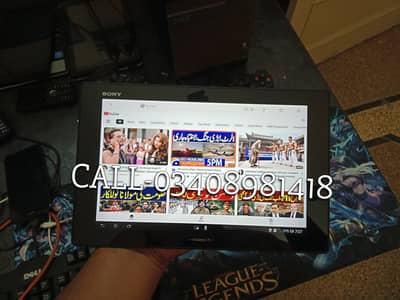 SONY TAB 10 INCHES 4GB/32GB WIFI BLUETOOTH CALL-03127566633