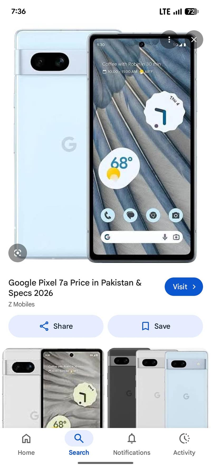 Google Pixel 7a 0