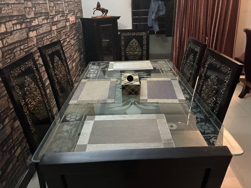 6 chairs Dining table 0