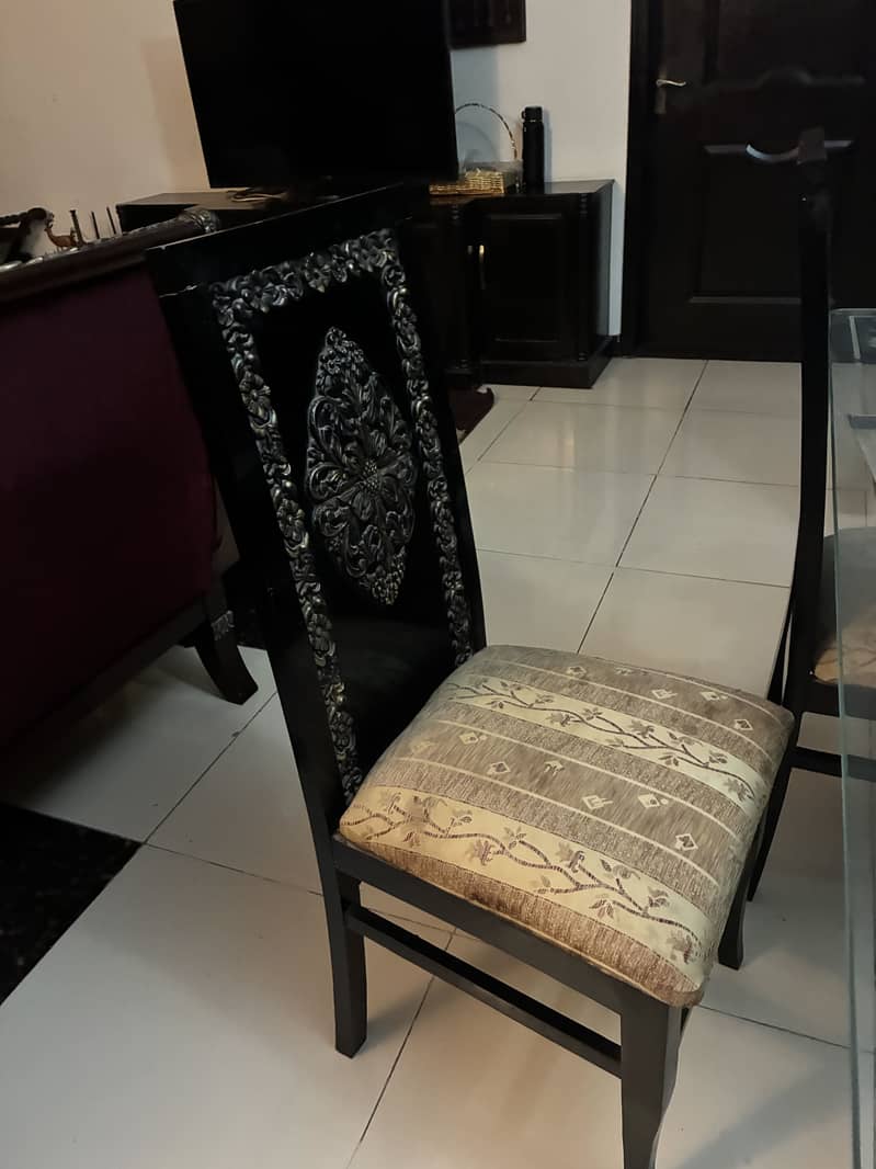 6 chairs Dining table 2