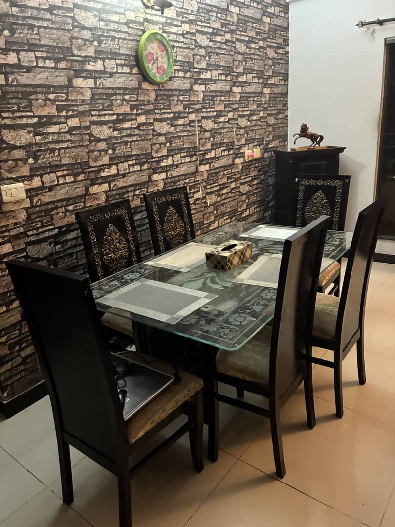 6 chairs Dining table 3