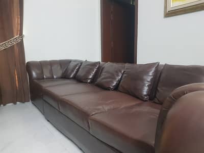 Shaped 7 seater sofa