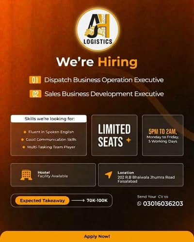 Dispatch Executive & Sales Executive