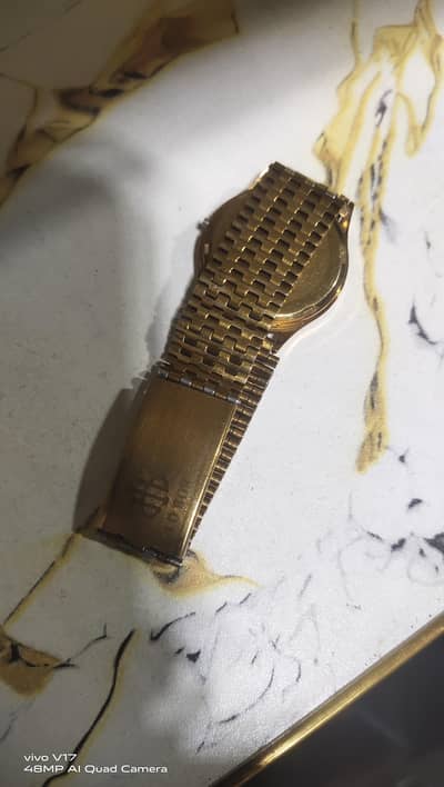 lobor brand watch 23 karat gold plated