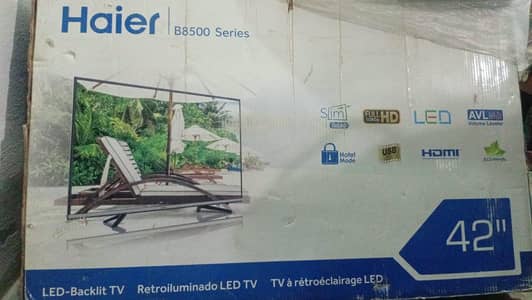 Haier 42 inch LED TV B8500 Series | Panel Broken  For Parts/Repair
