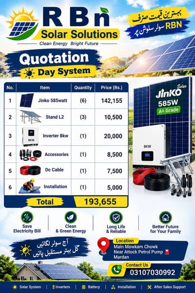 Solar System Mardan,Complete Solar Setup,A Grade Solar Panels,Solar