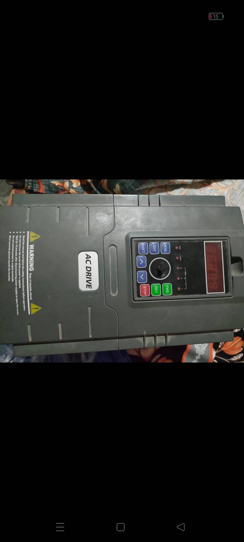 AC Drive (VFD — Variable Frequency Drive) 10hp 0