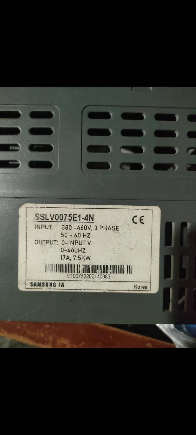 AC Drive (VFD — Variable Frequency Drive) 10hp 1