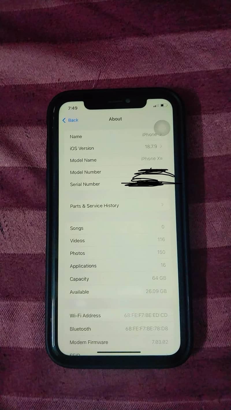 Apple iPhone XR 4