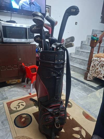 Golf kit with trolley