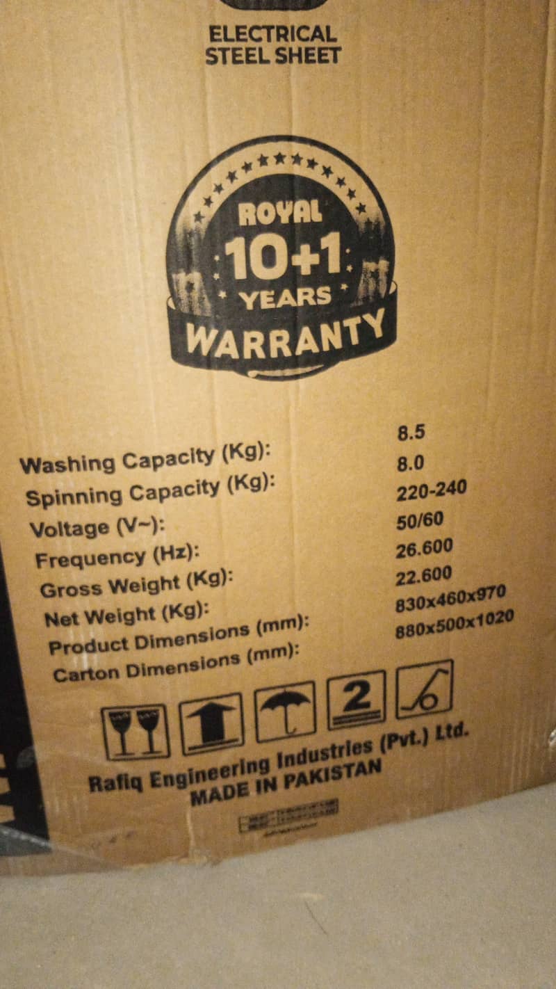 Royal washing machine 2