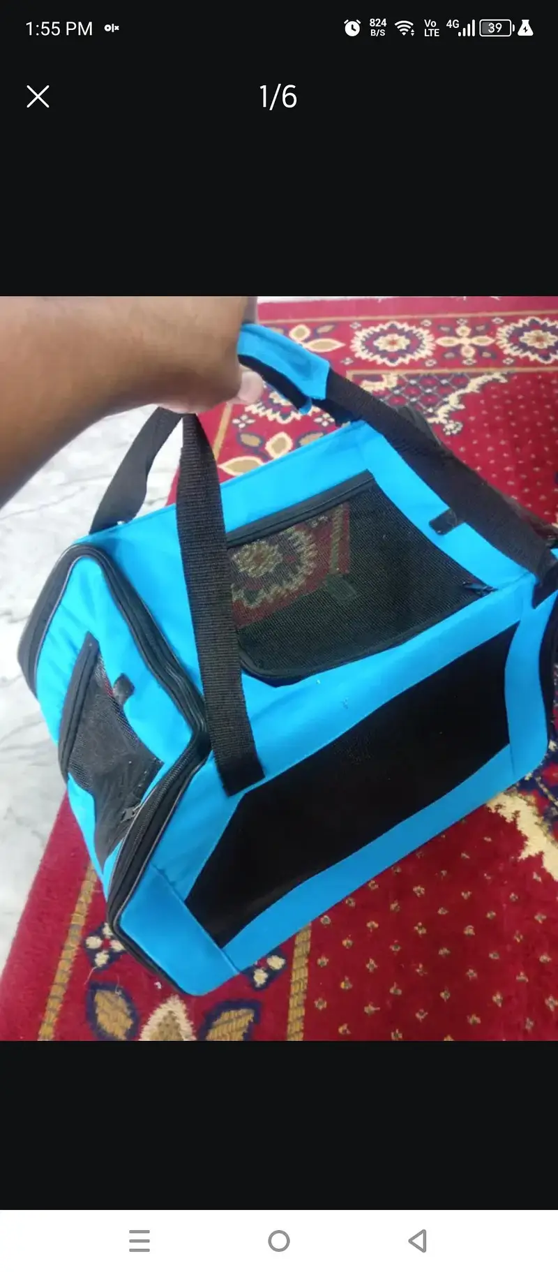 travel bag for cats and puppies — photo 4
