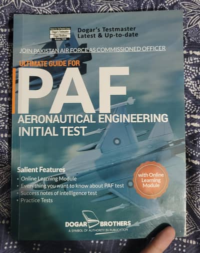 PAF Aeronatical Engineering initial test Dogar Brothers book