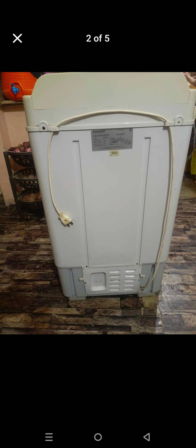 washing machine 1