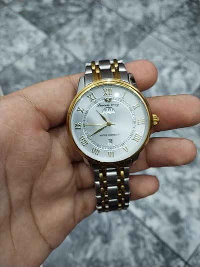 Success way two tone watch with Day & Date Display