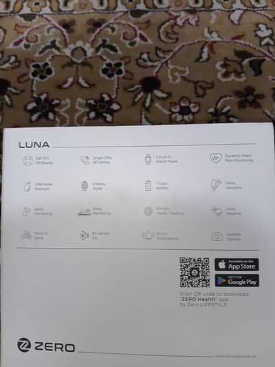 Zero Life style Smart watch only 1 day used warranty available