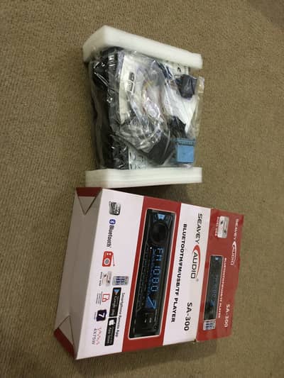 Pioneer 6x9 car speakers set with seavey audio player