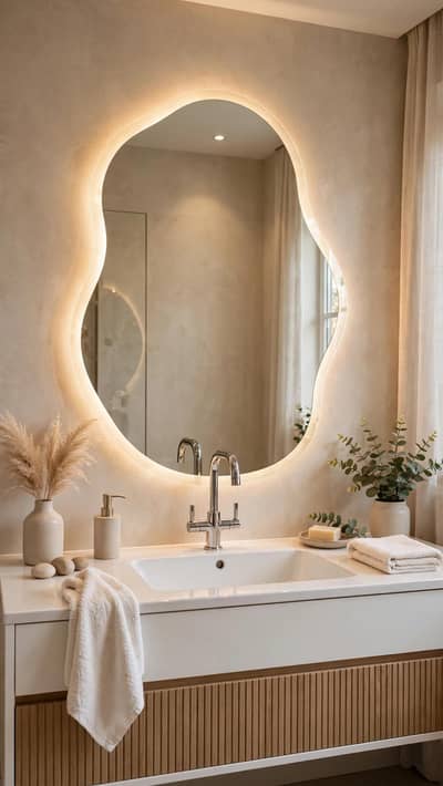 Led light mirror