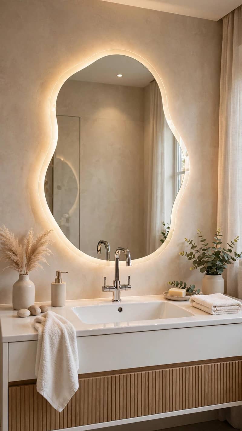 Led light mirror 0