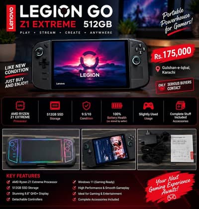 Lenovo Legion Go Z1 Extreme 512GB