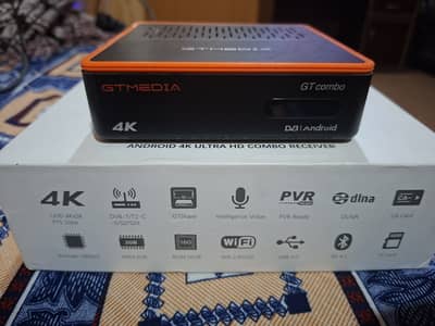 forever Gt media 4k combo adnroid cable Sattelite receiver